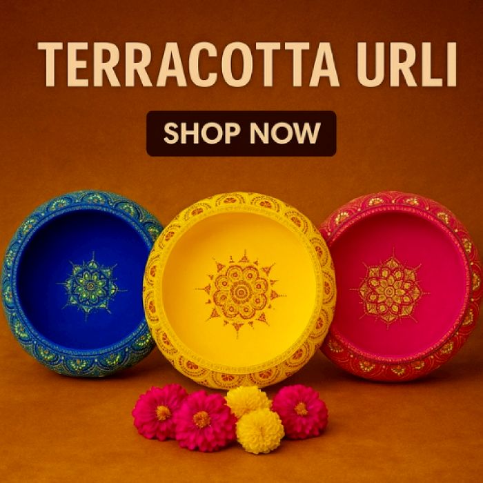 Handcrafted Terracotta Urlis - From Rs. 699 Only!