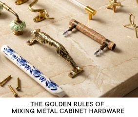 The Golden Rules of Mixing Metal Cabinet Hardware