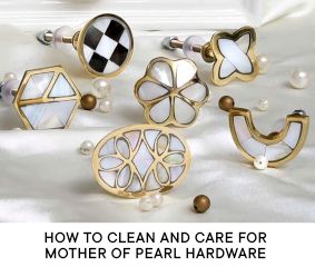 How to Clean and Care for Mother of Pearl Hardware
