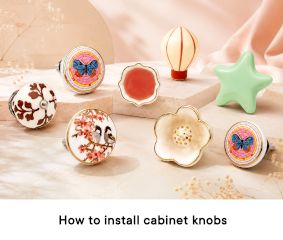 How to Install Cabinet Knobs