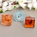 Glass square knob