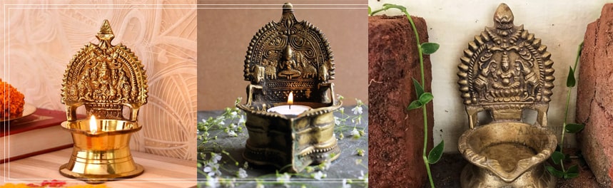 Different-Types Of Traditional Bronze Oil Lamps For This Festive Season