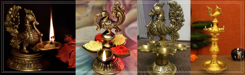 Different-Types Of Traditional Bronze Oil Lamps For This Festive Season