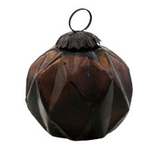 Brown Solid Box Cut Christmas Hanging