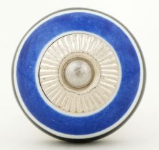 Mixed Color Striped Dresser Knob