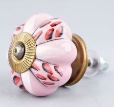 Red And Black Leaf Knob