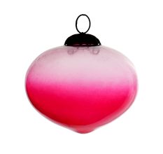 Set Of 4 piece Pink Turnip Christmas Hanging