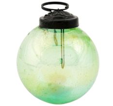 Set Of 4 piece Green Round Small Christmas Hanging