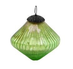 Set Of 4 piece Top Pea Green Tiny Diamond Christmas Ornament