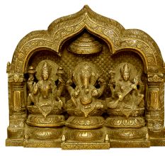Ganesh Laxmi Saraswati (8.7 Inches)