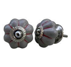 Grey Red Line Knob