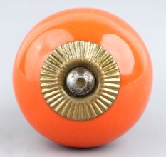 Orange Round Knob