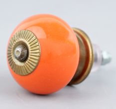 Orange Round Knob