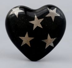 Silver Star Heart Ceramic Drawer Knob Online