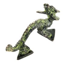 1 Piece Handmade Brass Chinese Dragon Door Cabinet Handle