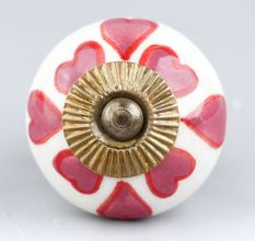 Pink Heart Knob