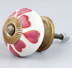 Pink Heart Knob