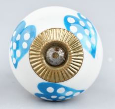 Turquoise Heart Knob