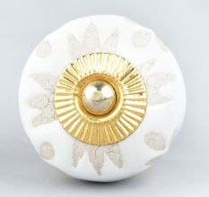White Etched Ceramic Knob-01