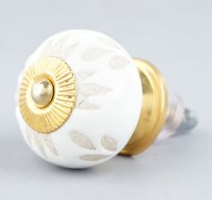 White Etched Ceramic Knob-01