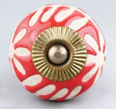 Red Etched Ceramic Knob-02