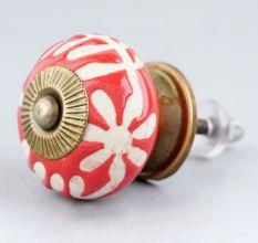 Red Etched Ceramic Knob-02