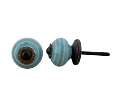 Green Striped Small Knob