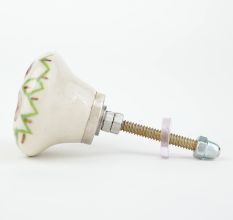 Green Owl Cabinet Bird Knob