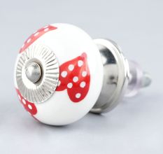 Red Heart Ceramic Knobs
