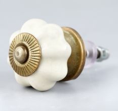 Solid White Small Knob