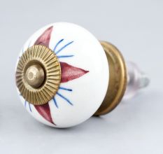 Deep Maroon Lily Knob
