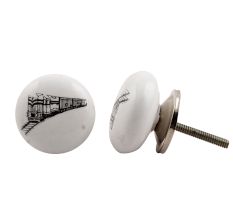 Train Flat Knob