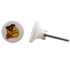 Coffee Beans Flat Knob