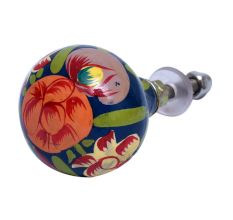 Hand Painted Floral Indian Kashmiri Cabinet Knobs