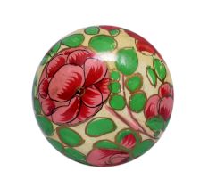 Hand Painted Flower Indian Kashmiri Dresser Knobs