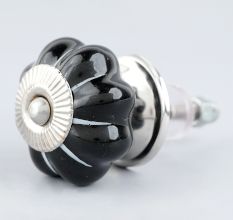 Black White Line Knob