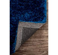 Modern Blue Bedroom Rug