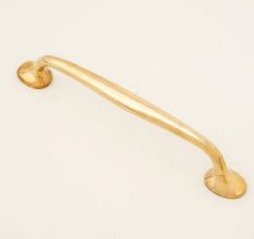 Handmade Solid Brass Cabinet Pull Handle in Golden Finish