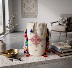 Banaskantha Suf Embroidery Potli Sling Bag