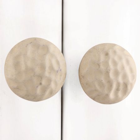 Cream Solid Knob