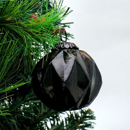 Brown Solid Box Cut Christmas Hanging