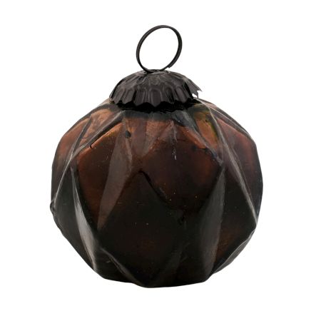 Brown Solid Box Cut Christmas Hanging