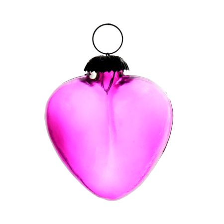 Purple Heart Shape Christmas Hanging Online