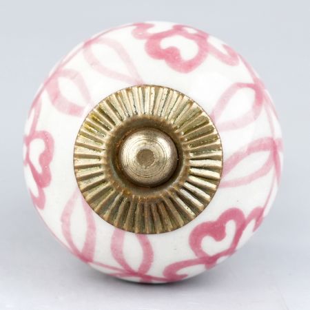 Pink Leaf Knob