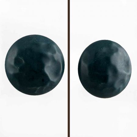 Forest Green Flat Cabinet Knob