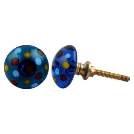 Mixed Dotted Glass Knob-1