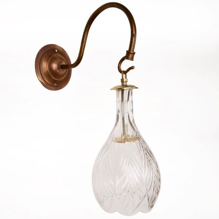 Bell Clear Glass Wall Lamp