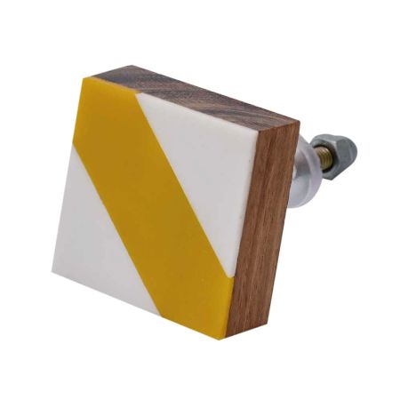 White & Yellow Medium Knobs