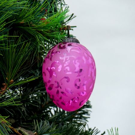 Pink Avocado Christmas Hanging