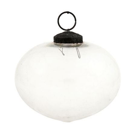 Clear Turnip Christmas Hanging